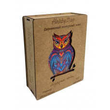 Пазл из дерева фигурный для детей и взрослых. Деревянный контурный Пазл «Мудрая Сова»»» МДФ HD20029, HD20029 Пазл из дерева фигурный для детей и взрослых. Деревянный контурный Пазл «Мудрая Сова»»» МДФ HD20029, HD20029