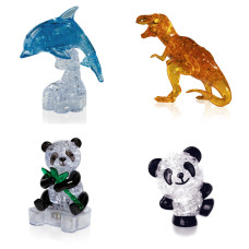 Комплект 4 штуки подарочный. Фигурка для девочки Дельфин со светом, Динозавр, Панда, Панда Со светом Комплект 4 штуки подарочный. Фигурка для девочки Дельфин со светом, Динозавр, Панда, Панда Со светом
