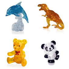 Коллекция из 4х штук подарочный. Пазл подарок классу Дельфин со светом, Динозавр, Мишка, Панда Со светом Коллекция из 4х штук подарочный. Пазл подарок классу Дельфин со светом, Динозавр, Мишка, Панда Со светом