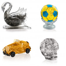 Подборка из 4х штук подарочный. Фигурка антистресс Лебедь, Футбольный мяч, Машина, Череп Подборка из 4х штук подарочный. Фигурка антистресс Лебедь, Футбольный мяч, Машина, Череп