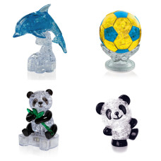 Комплект 4 штуки на Новый год. Фигурка для девочки Дельфин со светом, Футбольный мяч, Панда, Панда Со светом Комплект 4 штуки на Новый год. Фигурка для девочки Дельфин со светом, Футбольный мяч, Панда, Панда Со светом