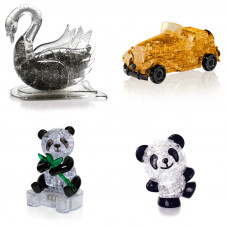 Игрушки 4 пазла на Новый год. Пазл для девочки Лебедь, Машина, Панда, Панда Со светом Игрушки 4 пазла на Новый год. Пазл для девочки Лебедь, Машина, Панда, Панда Со светом